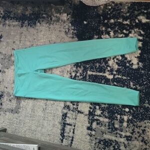 Alo Yoga leggings seafoam green Small